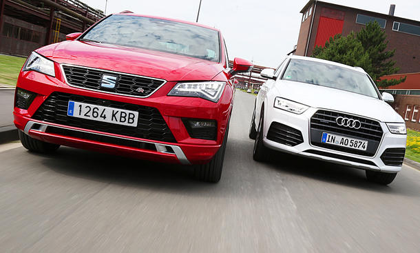 Audi Q3/Seat Ateca: Test