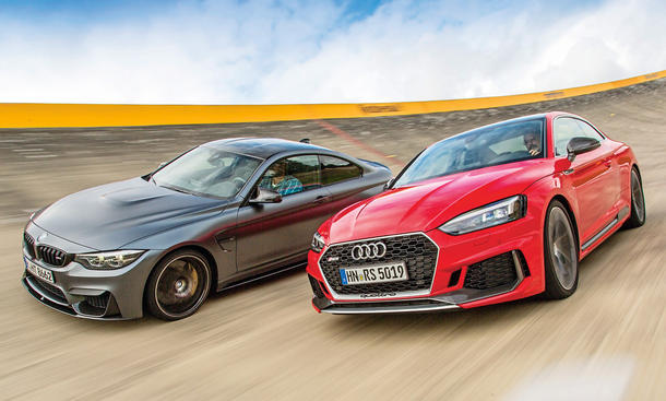 Audi Rs 5 Coupe Bmw M4 Competition Test Autozeitung De