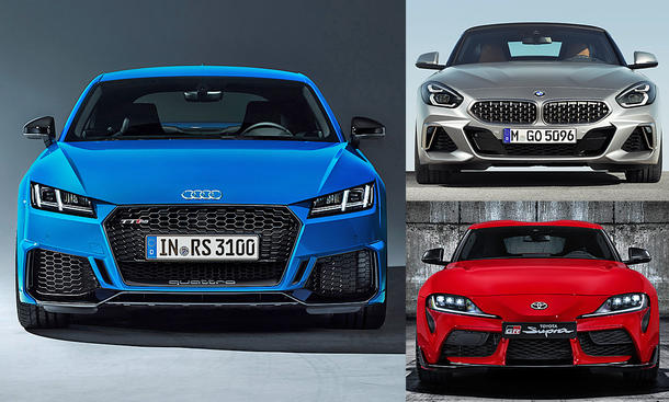 Audi TT RS Facelift/BMW Z4 M40i/Toyota Supra: Vergleich