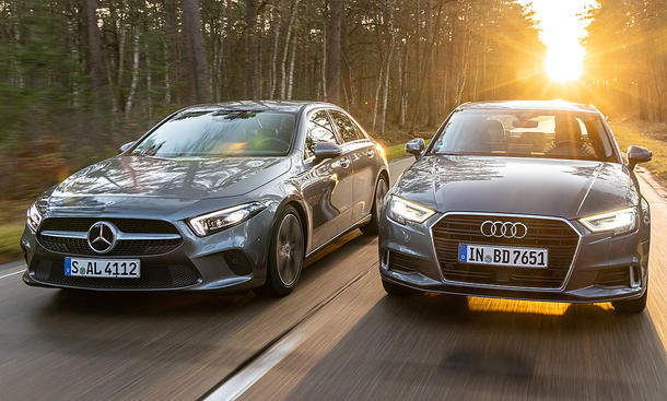 Mercedes A 200 d/Audi A3