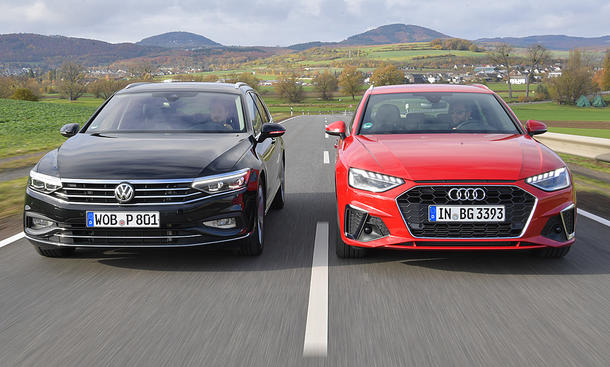Audi Avant Vw Passat Variant Vergleichstest Autozeitung De