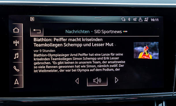 Audi A8 L 60 TFSIe quattro: Connectivty