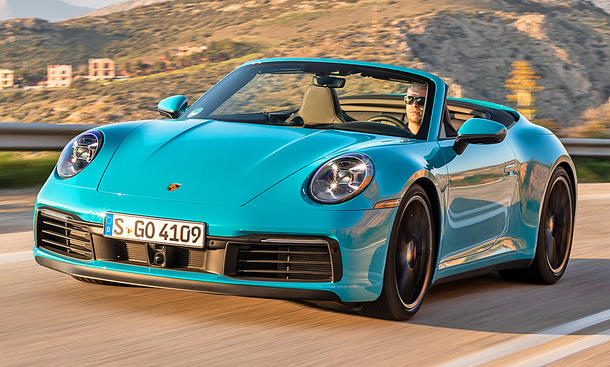 1. Platz Porsche 911 Cabrio 17,2 %