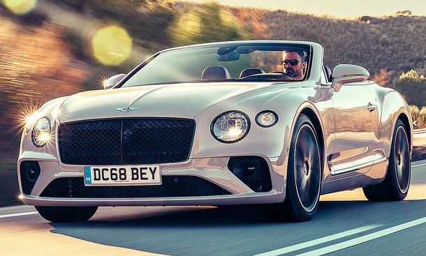 Neuer Bentley Continental Gtc 19 Erste Testfahrt