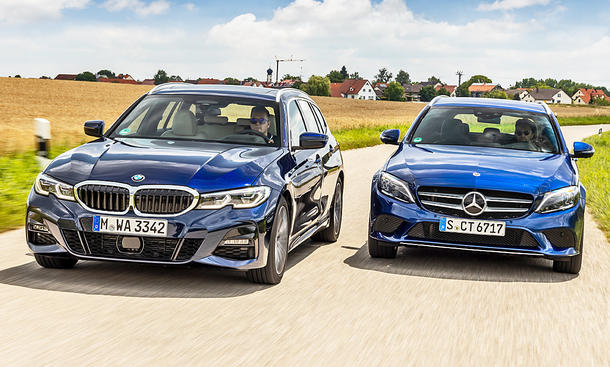 BMW 3er Touring/Mercedes C-Klasse T: Vergleichstest