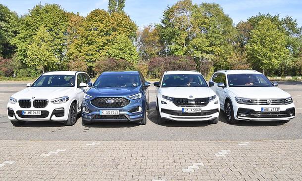 BMW X3/Ford Edge/Skoda Kodiaq RS/VW Tiguan Allspace