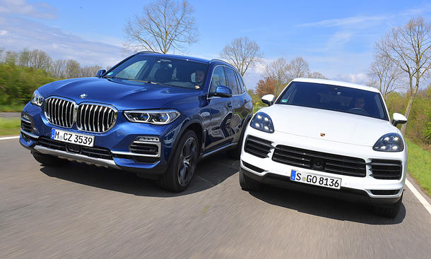 BMW X5 xDrive40i/Porsche Cayenne