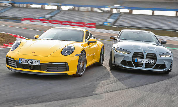 Porsche 911 Carrera S/BMW M4 Competition Coupé