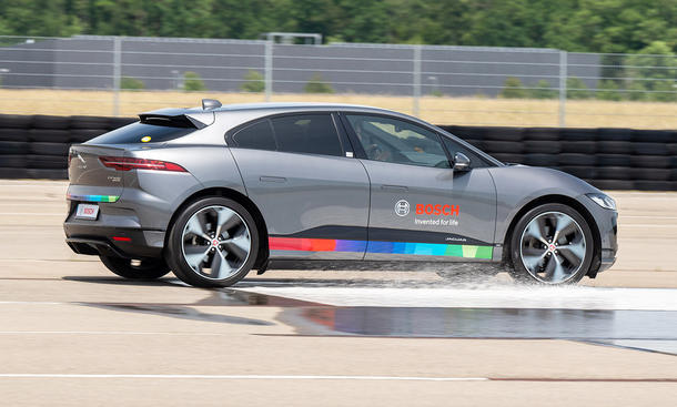 Brake by Wire von Bosch, fahrender Jaguar I-Pace
