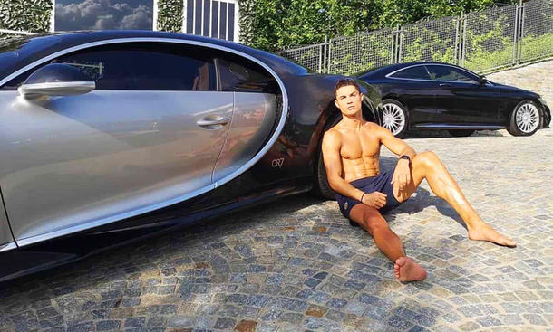 Bugatti Chiron von Cristiano Ronaldo