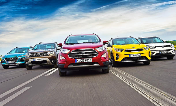 Duster/Ecosport/Kona/Stonic/Tivoli: Test