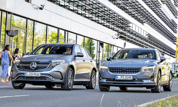 Mercedes EQC/Polestar 2