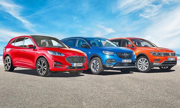 Ford Kuga/Opel Grandland X/VW Tiguan