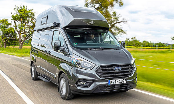 Praxis-Test Reisemobil – Ford Nugget mit Aufstelldach