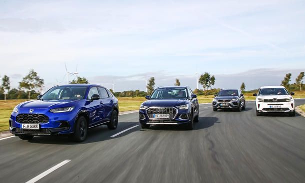 Honda ZR-V/Audi Q3/Cupra Ateca/Citroën C5 Aircross