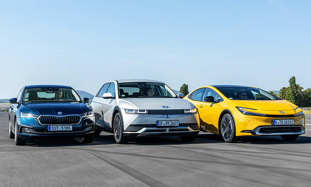 Skoda Octavia/Hyundai Ioniq 5/Toyota Prius