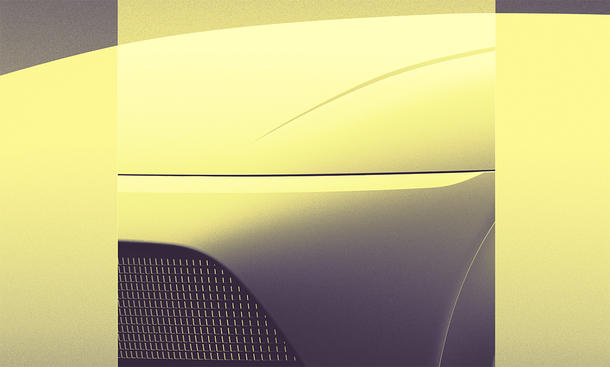 Das Detailbild zeigt einen Ausschnitt der Front der Hyundai-Studie zur IAA 2025.