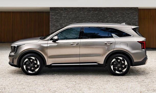 Kia Sorento Facelift (2024); stehend, Seite