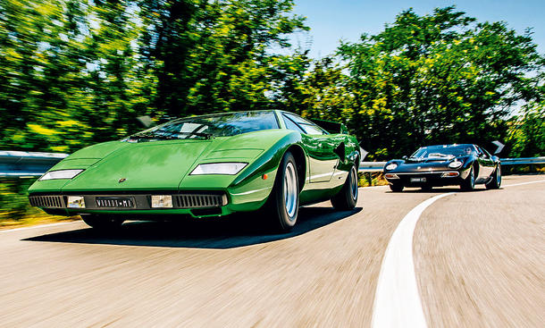 Lamborghini Miura Sv Countach Lp400 Classic Cars Autozeitung De