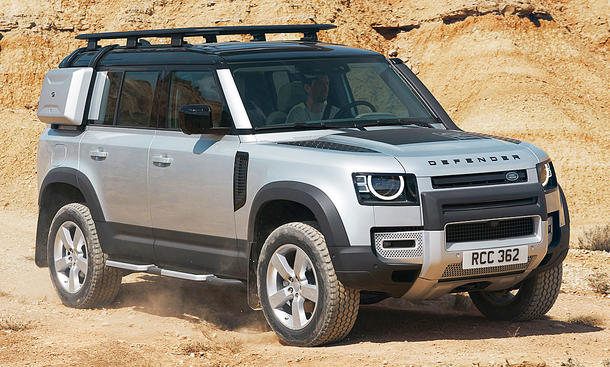 Land Rover Defender 2019 Motor Ausstattung Autozeitung De