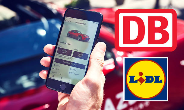 Carsharing von Lidl & Mazda