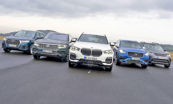 Audi Q7/BMW X5/Land Rover Discovery/Volvo XC90/VW Touareg: Test