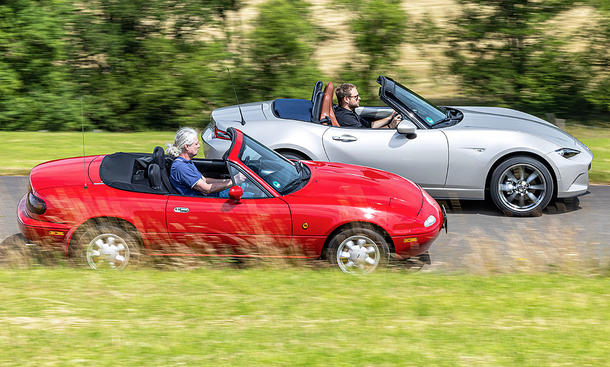 Mazda MX-5 NA/Mazda MX-5 ND: Vergleich