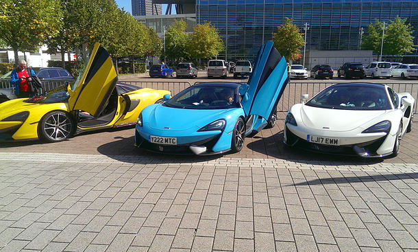 Leseraktion McLaren-Testfahrt