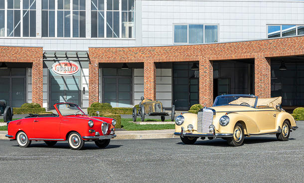 Goggomobil Cabrio/Mercedes 300 S