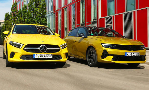 Mercedes A 250 e/Opel Astra Plug-in-Hybrid