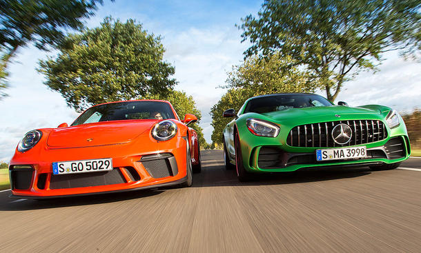 Mercedes-AMG GT R/Porsche 911 GT3