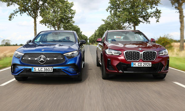 Mercedes GLC Coupé/BMW X4