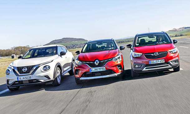 Nissan Juke/Renault Captur/Opel Crossland X