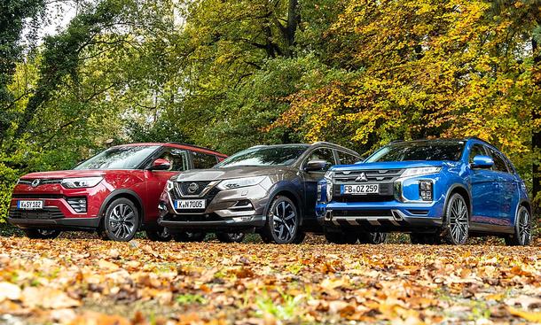 Ssangyong Tivoli/Nissan Qashqai/Mitsubishi ASX