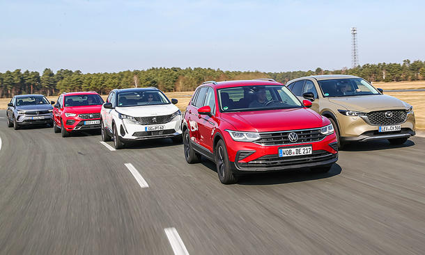 Opel Grandland/Seat Ateca/Peugeot 3008/VW Tiguan/Mazda CX-5