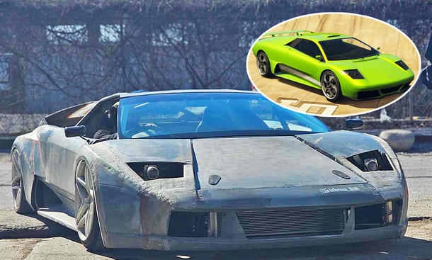 Der Pegassi Infernus stehend von vorne.