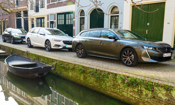 Opel Insignia ST/Peugeot 508 SW/Volvo V60: Test