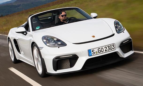 Porsche 718 Boxster Spyder 19 Erste Testfahrt Autozeitung De
