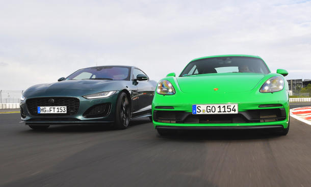 Jaguar F-Type/Porsche 718 Cayman GTS