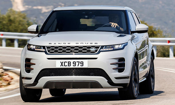 Neuer Range Rover Evoque 2019 Erste Testfahrt