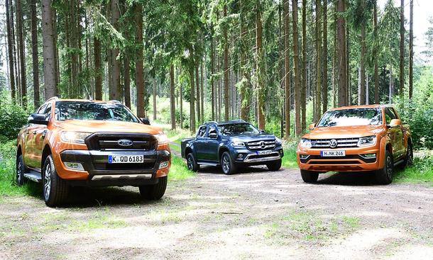 Ford Ranger/Mercedes X-Klasse/VW Amarok: Test