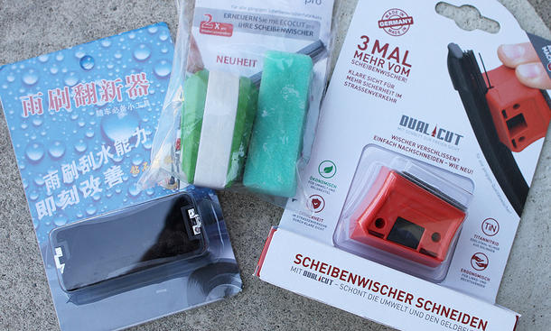 Scheiben wischer blatt Schneid messer Restaurator Autozubehör Scheiben wischer  schneider mit Reinigungs schwamm überholen - AliExpress