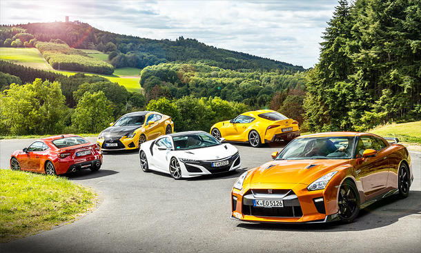 Subaru BRZ/Lexus RC F/Nissan NSX/Toyota Supra/Nissan GT-R: Faszination