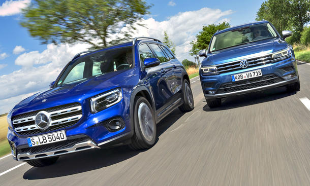 Mercedes Glb Vw Tiguan Allspace Test Autozeitung De
