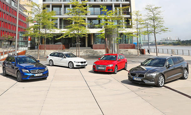 Audi A4/BMW 320d/Mercedes C 220/Volvo V60