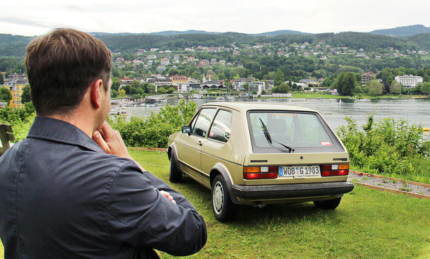 Im VW Golf 1 GTI zum GTI-Treffen