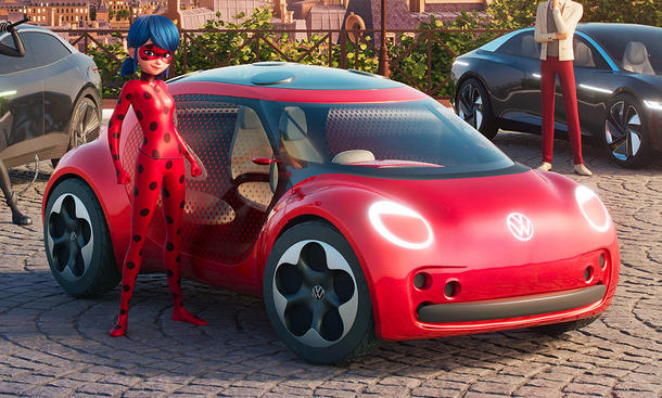 VW ID. Beetle in "Miraculous: Ladybug & Cat Noir – der Film"
