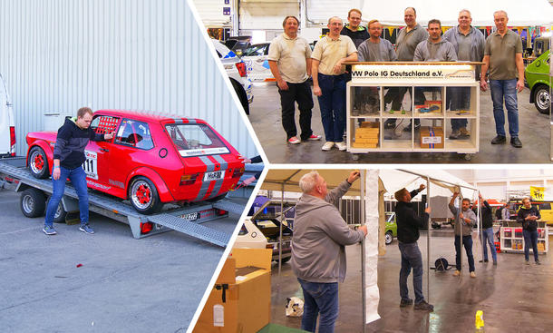 Standaufbau mit IG VW Polo Deutschland