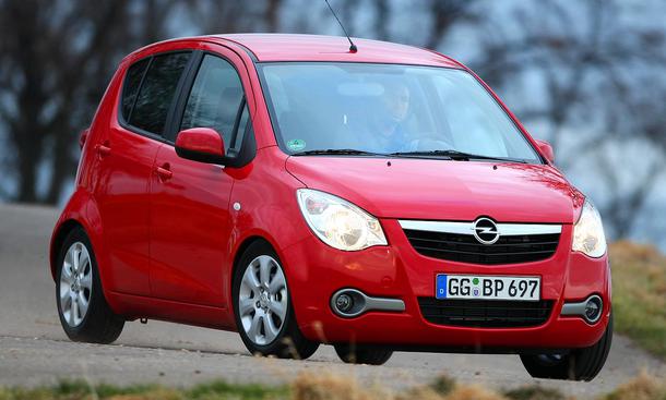 Opel Agila und Mitsubishi Colt im Vergleichstest