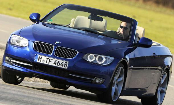 BMW 335i Cabrio Frontansicht